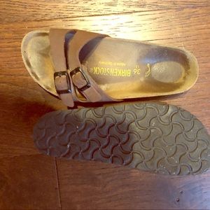 birkenstocks. 36